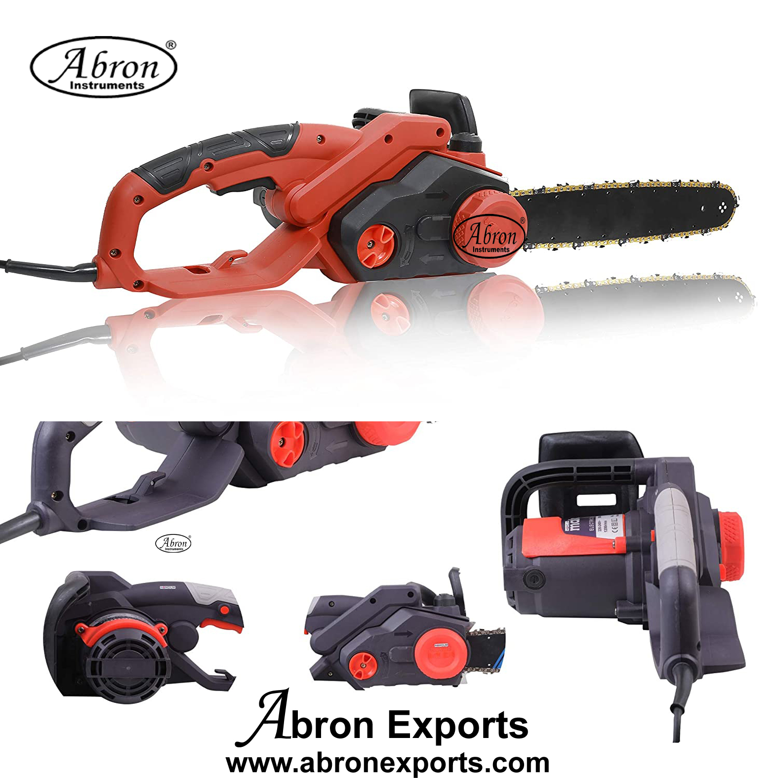 Forest Tree Cutter Hand Chain Saw 16 inch Electric 220v 1800 Watt 1200RPM Parts Tree Cutter Abron AG-3212E18W 